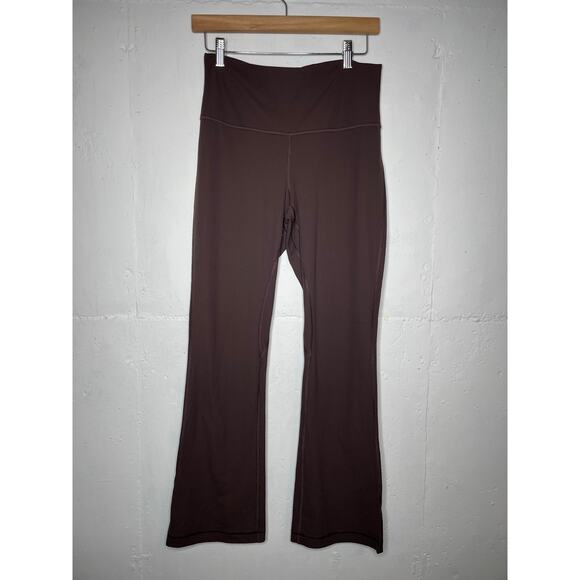 Lululemon Womens Align Rib Mini Flare Brown Size 10 - Picture 1 of 6